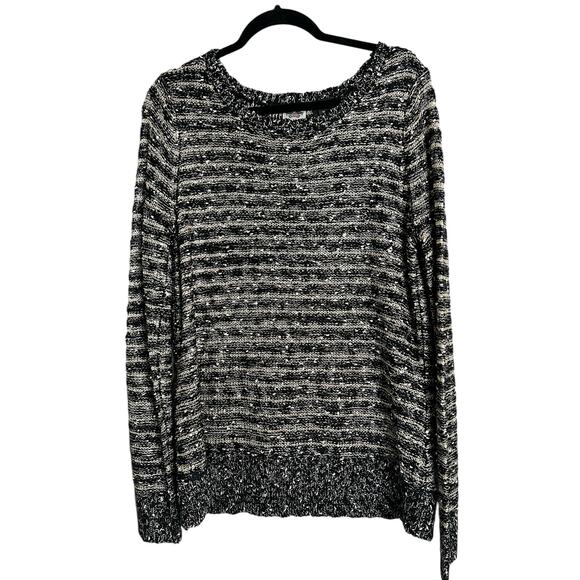 Harley Davidson Sweaters - Women's Harley Davidson Motorcycle Sequined Sweater XL Biker Glitz Bling